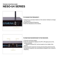 Sound Town 200-Channel Rack Mountable Professional Adjustable UHF Wireless Mi…