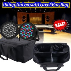 Uking Professional Multipurpose DJ Lighting Par Cables Accessories Travel Bag