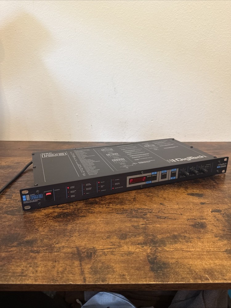 DigiTech DSP 128 Rack Effects Processor MIDI Reverb Delay Unit Tested Excellent