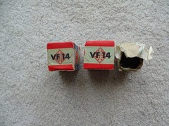 Telefunken-Neumann VF14 tubes VERY RARE-for U47 / U48 Microphones-TEST GOOD