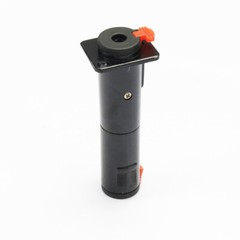 1x 1/4 TRS to TRS Female Black Solderless Locking Jack Plug for D Panel Mountin