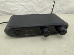 Vintage RadioShack FM Wireless Microphone Receiver 32-1257 Black W Power Adapter