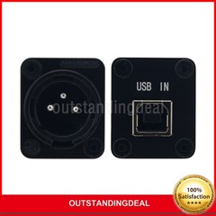 USB Audio Interface USB to AES Converter (16-bit to 24-bit, 44.1KHz to 96KHz)