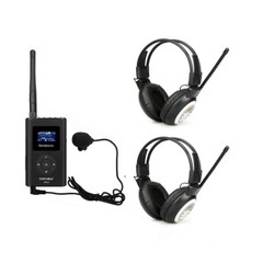 Retekess Tour Guide System 1 Transmitter 2 Receivers For Meeting Teaching School