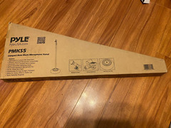 Pyle PMKS5 Compact Base Black Microphone Stand – NIB