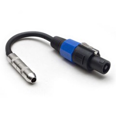 SAPT56 4 Pack of 1/4″ TS Female to Speakon Adapter Cables