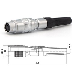 mini XLR YC8 2-pin 3-Pin 4 Pin 5-Pin 6mm quick self locking aviation plug socket