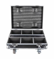 Rockville FLIP CHARGE CASE Charging Travel Road Case For (6) FLIP PAR Lights