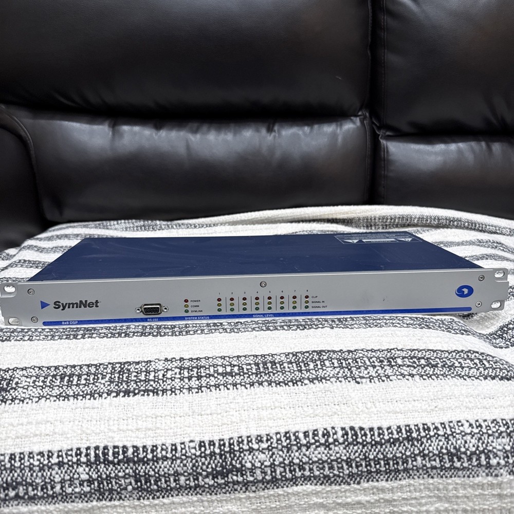 Symetrix SymNet 8X8 DSP Rack Mountable Audio Matrix Digital Signal Processor 🚚