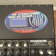 Mackie 1604-VLZ PRO 16-Channel Mic/Line Mixer Premium XDR Mic Preamps Untested