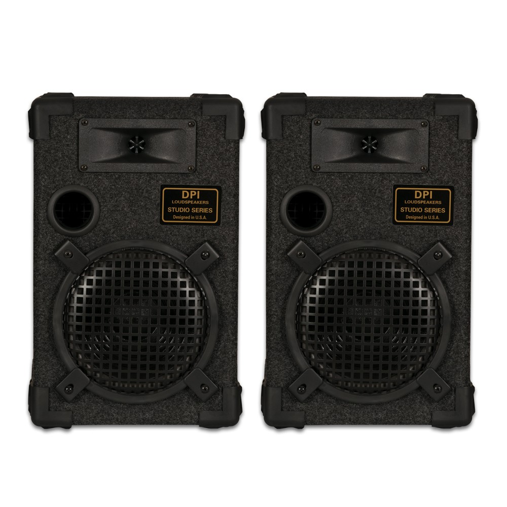 GOLDWOOD DPI-800C/8 Passive 8″ Speaker Pair Monitor Studio Home Audio
