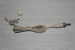 Beige Lavalier Lapel Microphone for Sennheiser Wireless Transmitters*NEW*