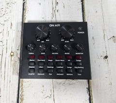 Tzumi On Air Podcast Series Bluetooth Multi-Channel Interface Sound Wave Mixer
