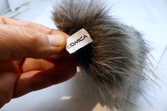 Comica 7″ long Fur windshield Muff Blimp Cover Hole 35-40mm
