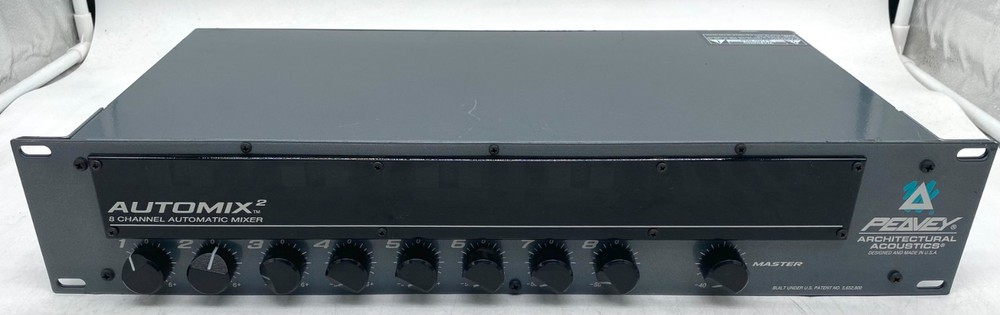 PEAVEY AUTOMIX 2 8-CHANNEL AUTOMATIC MIXER 120VAC 60Hz 15W