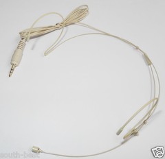 Professional ear Hook Headset Condenser Microphone with 3.5mm 1/8″ Skin Color