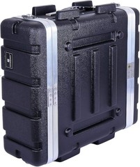 Crossrock Stackable 3U Rack Case, Standard 19.25” Depth, Polyethylene Hard-shell