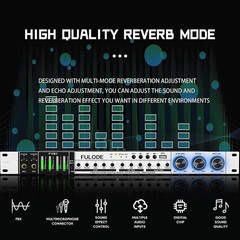 Fulode FX8 Effect Processor Karaoke Effector KTV Home Digital Audio Reverb