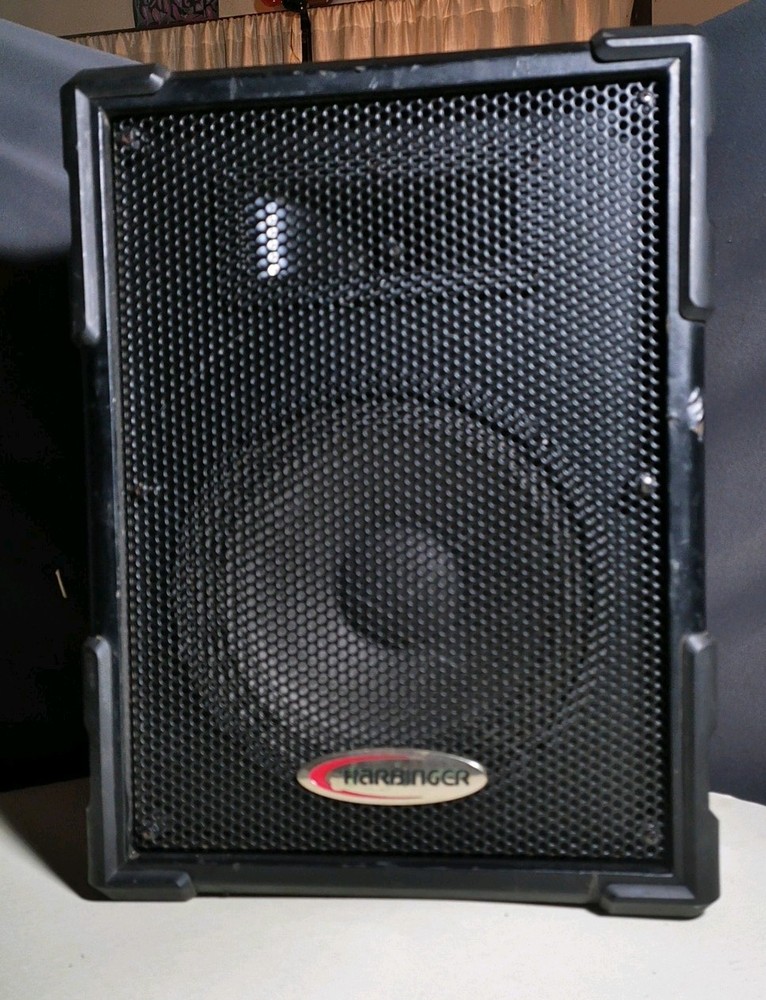 Harbinger Passive Wired PA Speaker 150W RMS 1/4 in Input Black