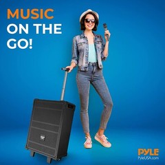 PylePro 10“ Portable Wireless Bluetooth Speaker System