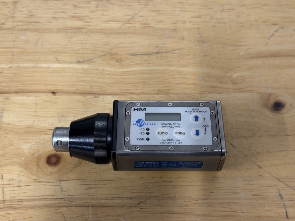 Lectrosonics HME Wireless Plug-On Transmitter Block 19 486.4 – 511.9 MHZ