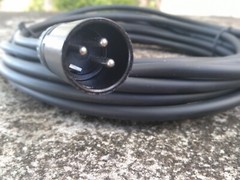Black 20 Ft XLR Low-Z Microphone Cable Balanced Mic Cord Pair 2-Pack