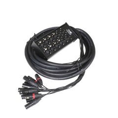 PROX 8 x 4 Channel XLR Microphone Stage Snake Cable 25ft