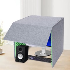 Green Portable Soundproof Booth Studio Sound Recording Desktop Soundproof Cover