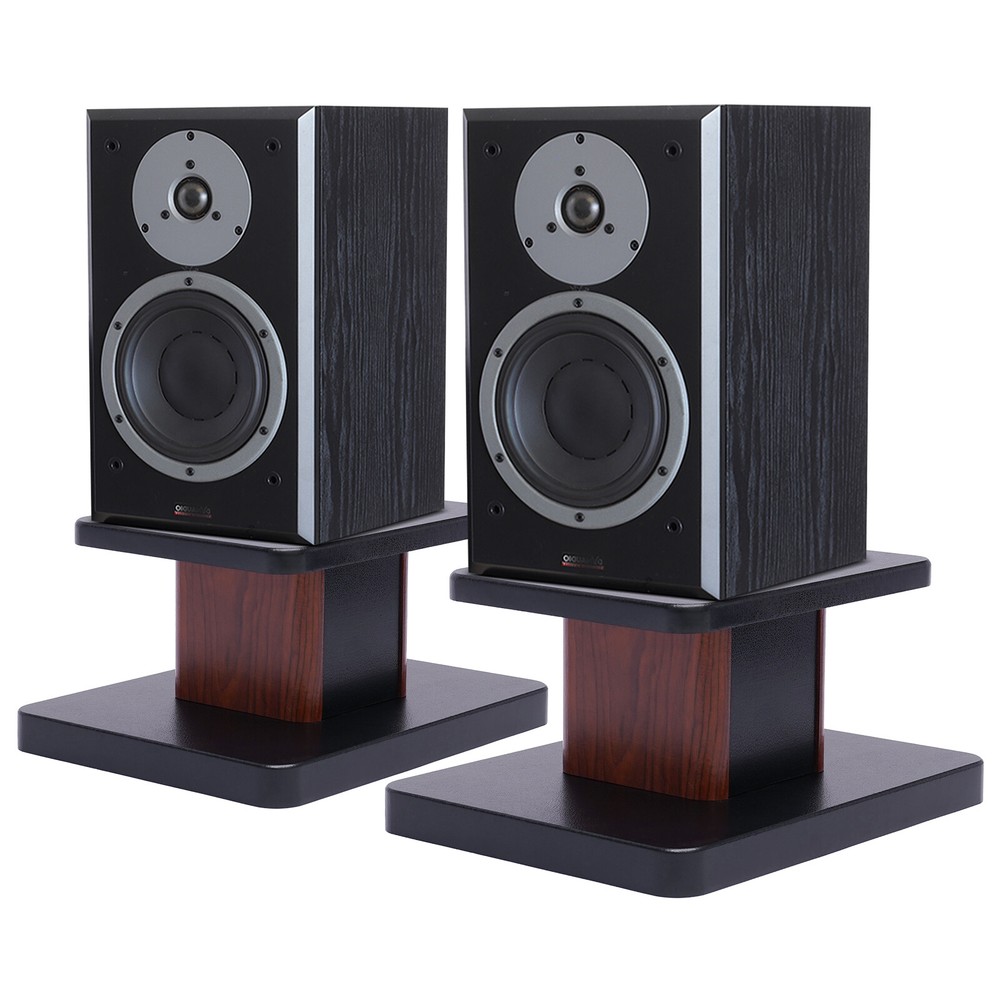 Pair Desktop Speaker Stand Studio Monitor Mount 6″ High Tabletop 15kg Load