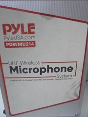 UHF WIRELESS MICROPHONE SYSTEM (PYLE MODEL: PDWMU214)