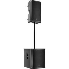 Electro-Voice ELX200-12SP-US 12″ Subwoofer w/ ELX200-15P 15″ Speaker + Shaft