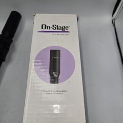 On-Stage Stands SSAS7000B Mini Adjustable Speaker Stand open box