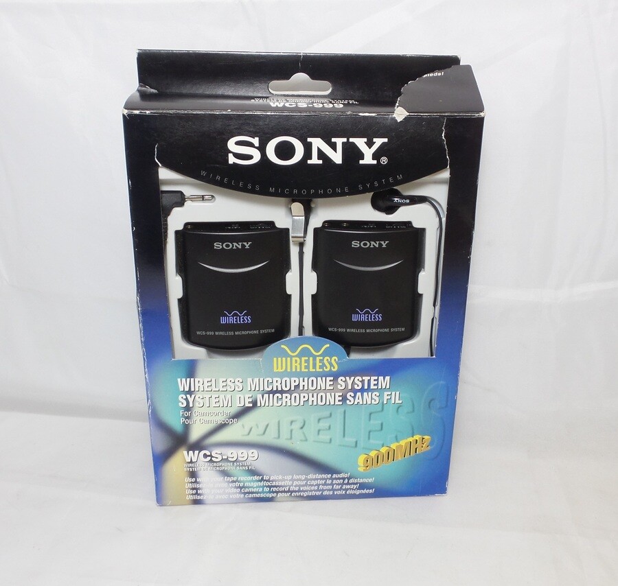 Sony WCS999 Professional Quality 900MHz Wireless Microphone System (WCS-999/M)