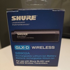 SHURE SB902A GENUINE 1350mAh Lithium-Ion Battery GLX-D Wireless GLXD1 GLXD2 MXW2