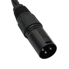 6PC 3-Pin XLR Male to Dual 2 Female Jack Y Splitter Mic DJ Cable Adaptor 16 AWG