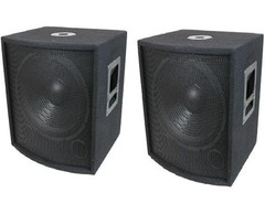 NEW (2) 15″ SUBWOOFER Speakers PAIR.Woofer Sub box.DJ.PA.BASS set Pro Audio.8ohm