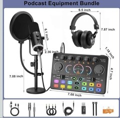 Squarock RS2i2 USB Audio Interface 2-Channel Phantom Power 24-bit/48kHz