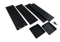PROCRAFT RP3B-5-BK 3U 5″ Deep Rack Mount Project Box – Aluminum Face/Steel Box
