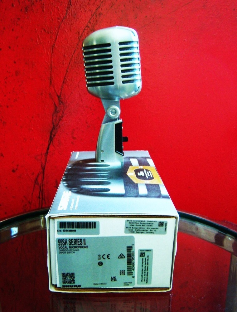 2022 Shure Brothers 55SH dynamic cardioid microphone Elvis w case 55S 55 556S