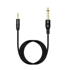 1/8″ to 1/4″ TS Cable 3.5mm Mono Male to 6.35mm Mono Male Audio Cable Speaker