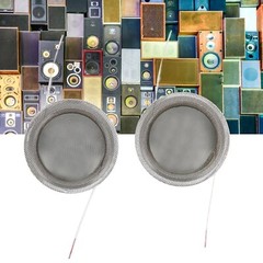 2pcs Tweeter Voice Coil Transparent Sound Film Dome Tweeter Accessory