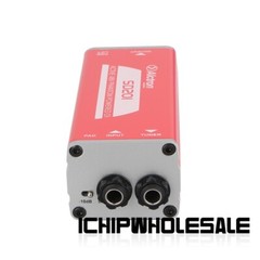 2PCS SD201 48V Phantom Powered Active Direct DI Box for Professional Stages