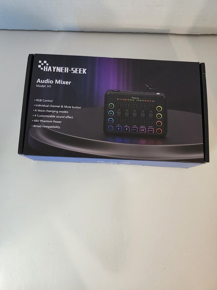 Brand New Hayner-seek Audio Mixer Model:H1 Has Rgb Control. Broad Compatibility