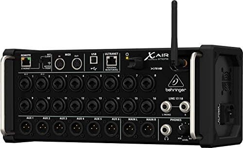 Behringer X Air XR18 18-channel Tablet-controlled Digital Mixer JP Black 4.3kg