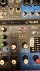 Yamaha MG06X Channel Mixer with Effects