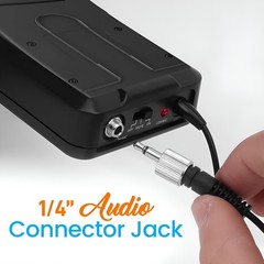 Pyle UHF Wireless Microphone System Kit – Portable Professional Black