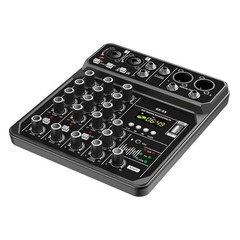 Small 4 Channel Digital Mixer Design For Easy Operation And Clear Sound