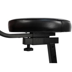Portable Piano Keyboard Music DJ Adjustable Padded Gig Chair Seat + Laptop Stand