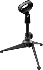 Pyle Desktop Microphone Stand – Heavy Duty Die-Cast Metal Tripod