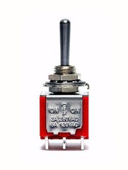 50pc Miniature Toggle Switch 1M33T1B3M1QES On/Off/On 9P 3PDT 2A250V 5A120V